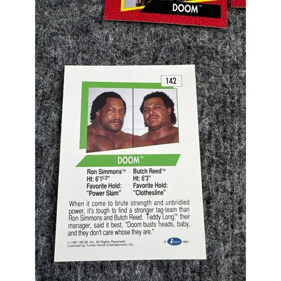 WCW Doom Wrestling Trading Cards Set - 1991 - Picture 3 of 5